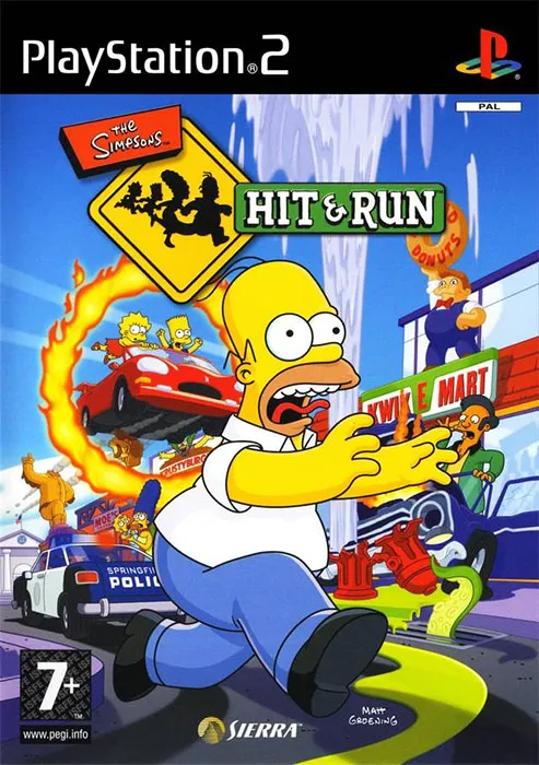 Simpsons, The - Hit & Run (Europe, Australia) (En,Fr,De,Es)